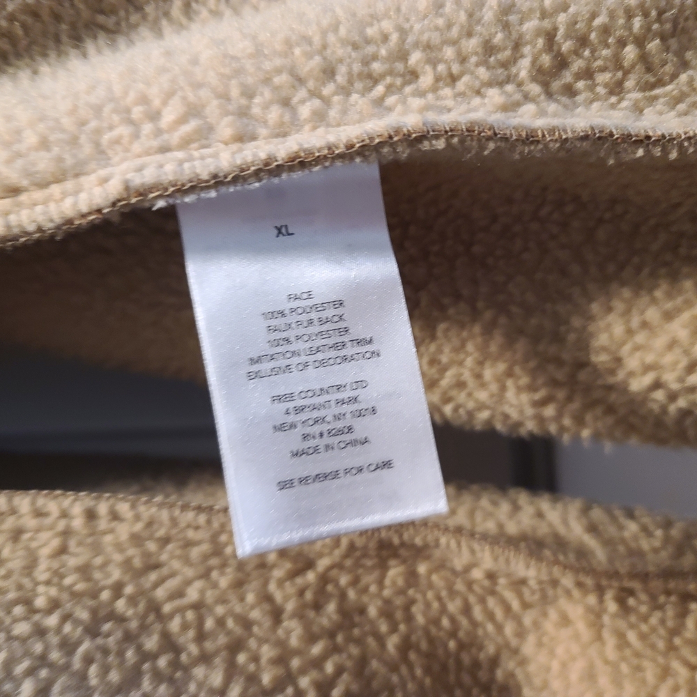 Free Country Wind River Burly Canvas Softshell Jacket with Stand-Up Collar - Picture 7 of 8
